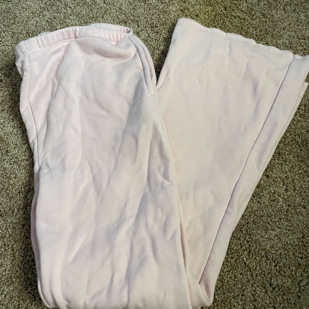 art class Soft Pink Kids flared Sweatpants